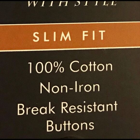 Jos A. Bank NWT XL Long Sleeve Non-Iron Shirt NWT - Picture 5 of 5